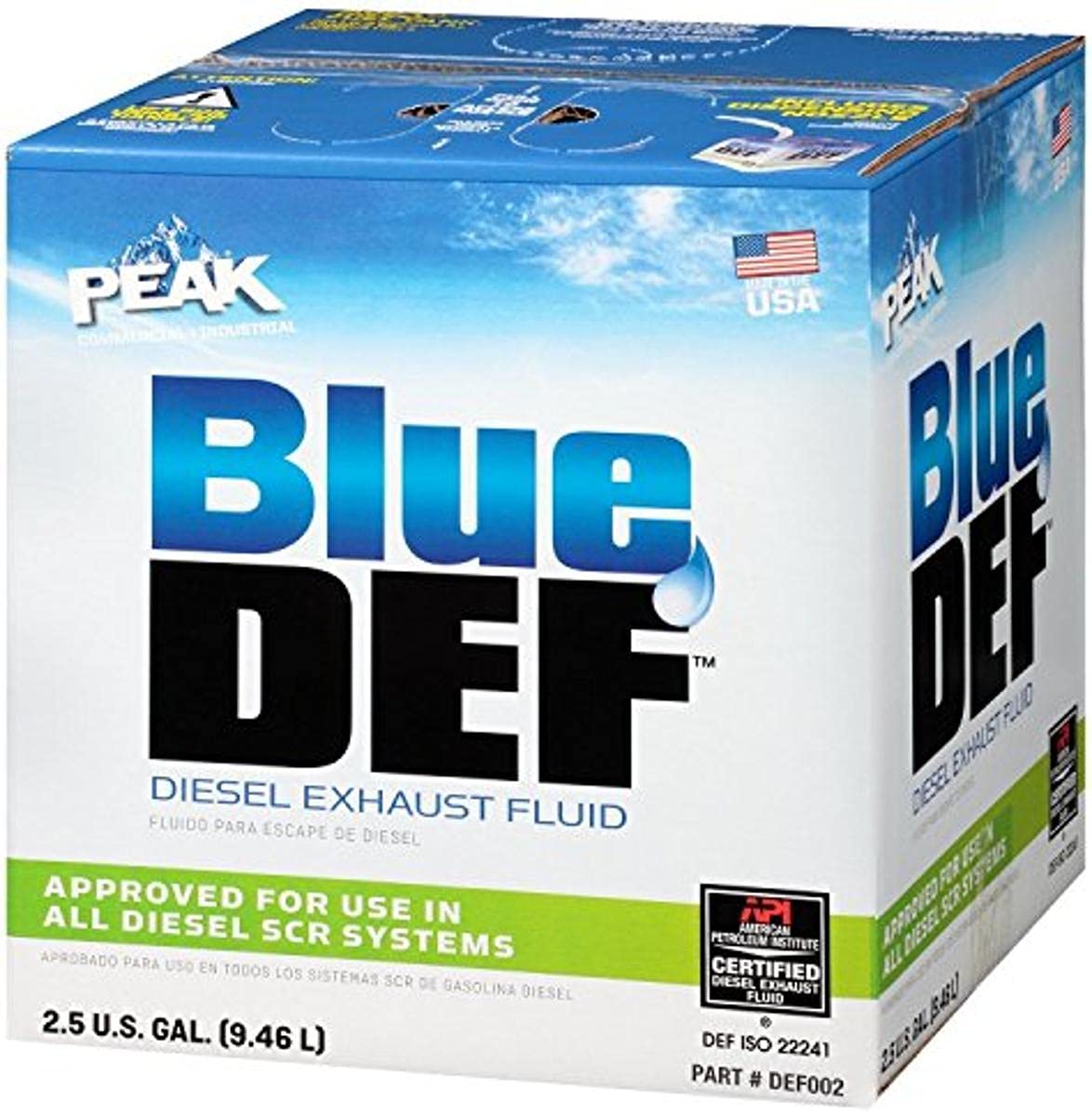 Peak Blue Diesel Exhaust Fluid (DEF) - 2.5 Gallon