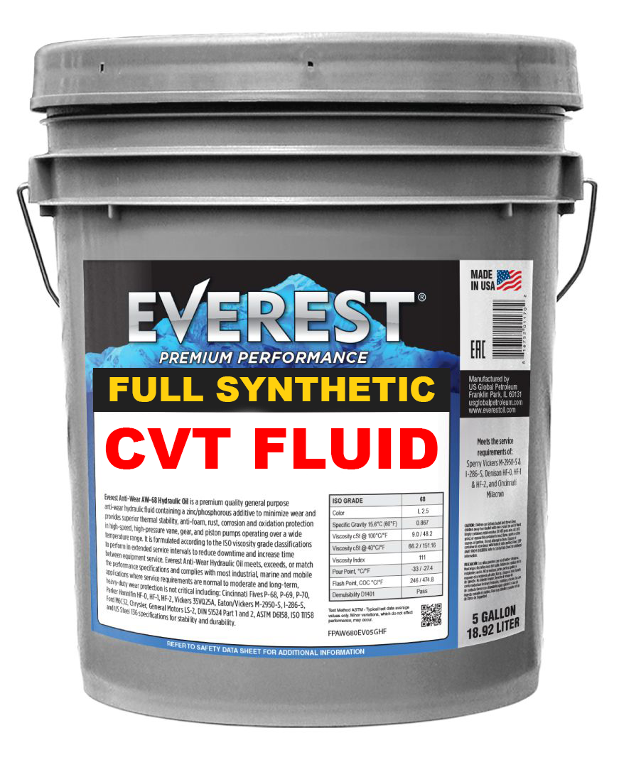 EVEREST Full Synthetic CVT Transmission Fluid