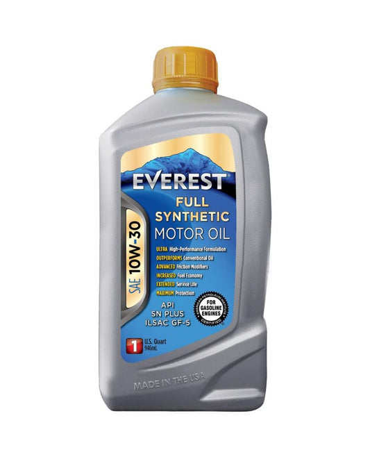 Aceite de motor EVEREST totalmente sintético SAE 10W-30 SP/GF-6A