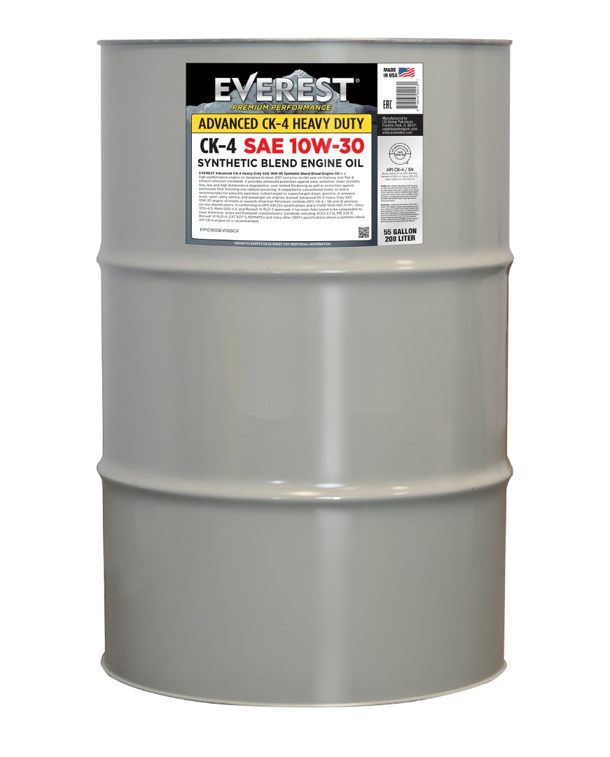 EVEREST Advanced CK-4 Synthetic Blend Heavy Duty SAE 10W-30 Diesel Engine Oil