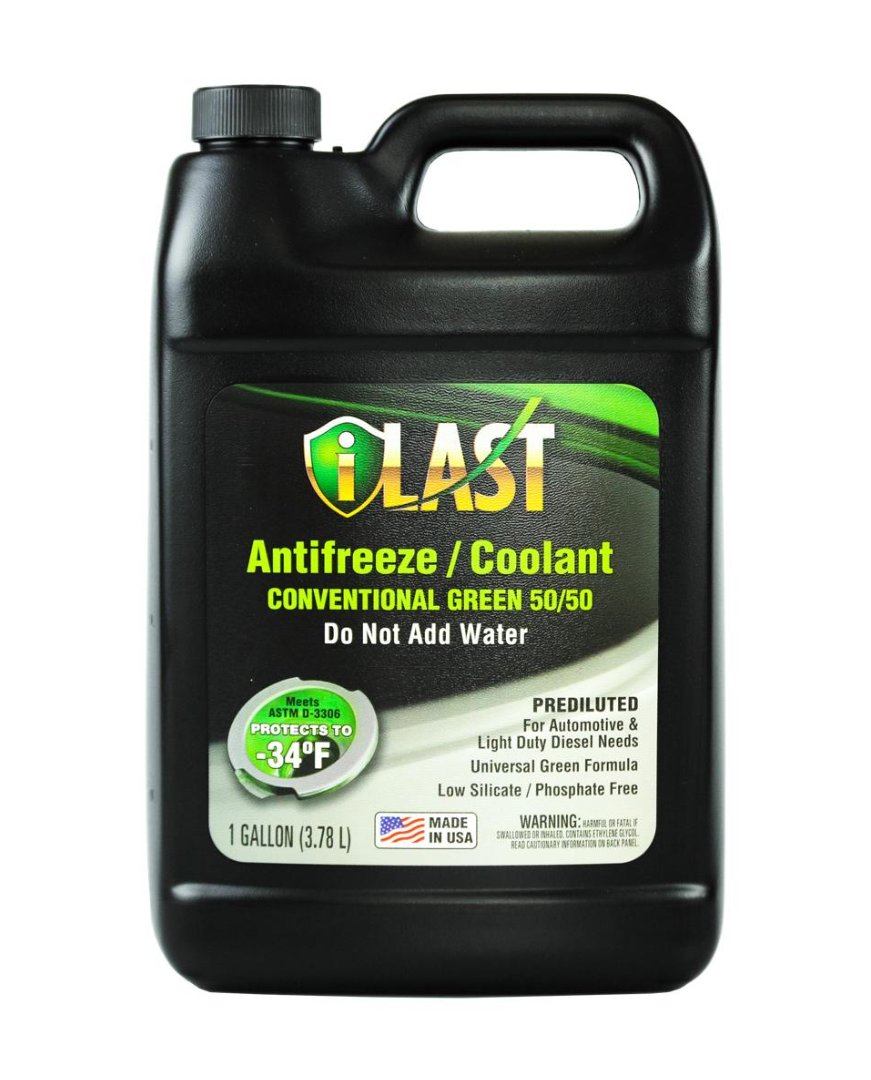 iLast Premium Green 50/50 Pre-Diluted Antifreeze/Coolant