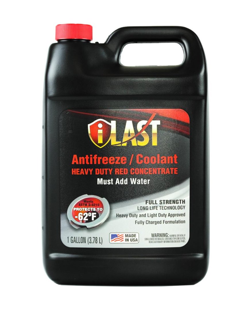 iLast Premium Heavy Duty Red 100% Full Strength Antifreeze/Coolant