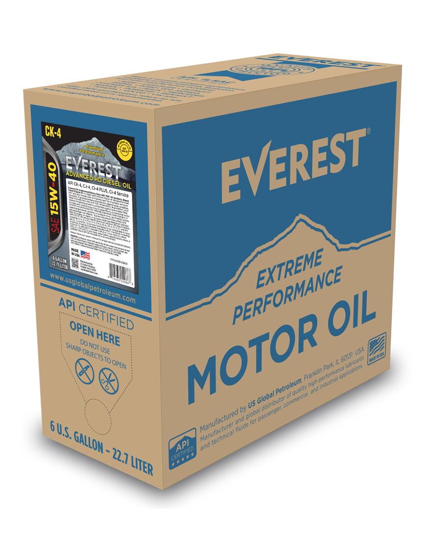 EVEREST Advanced CK-4 Heavy Duty Synthetic Blend SAE 15W-40 Diesel Engine Oil