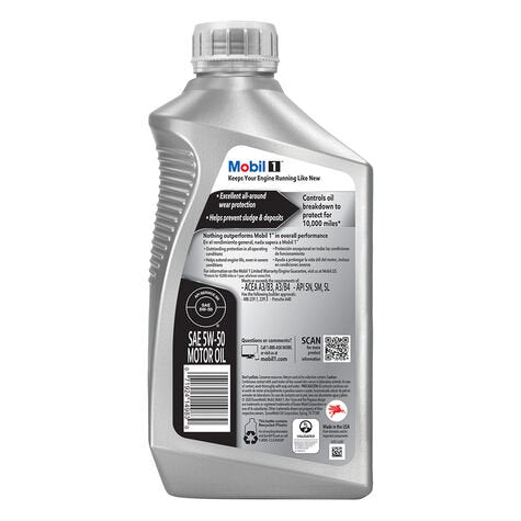 Mobil 1 FS X2 SAE 5W-50 Full Synthetic Motor Oil