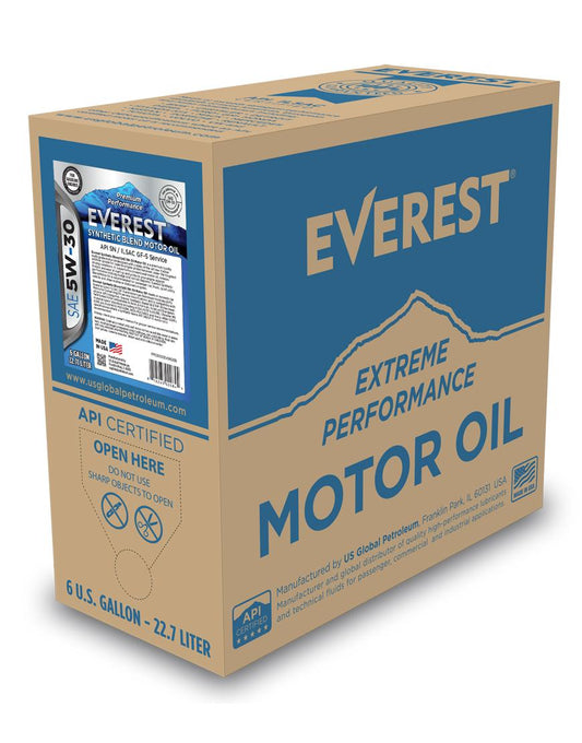 EVEREST Synthetic Blend SAE 5W-30 SP GF-6A Motor Oil