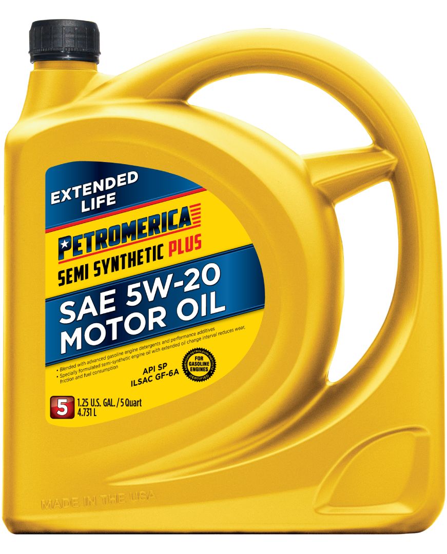 Aceite de motor Petromerica Semi Sintético PLUS SAE 5W-20 SP GF-6A