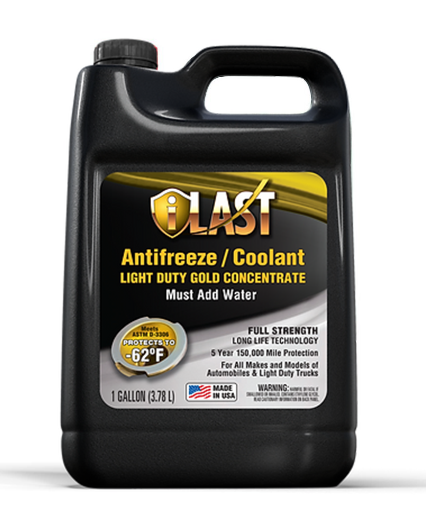 iLast Premium Light Duty Gold 100% Full Strength Antifreeze/Coolant