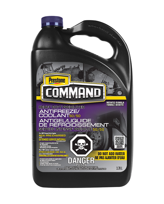 Prestone Command® ESI Purple Pre-Diluted Antifreeze + Coolant